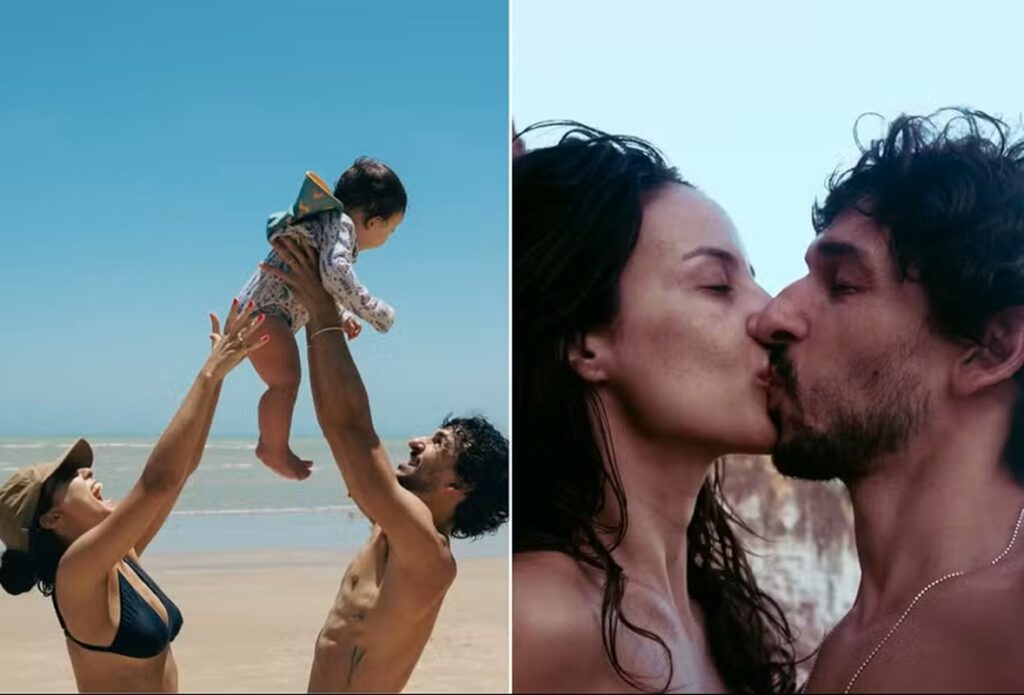 Andréia Horta Compartilha Momentos em Família na Praia: Amor e Alegria