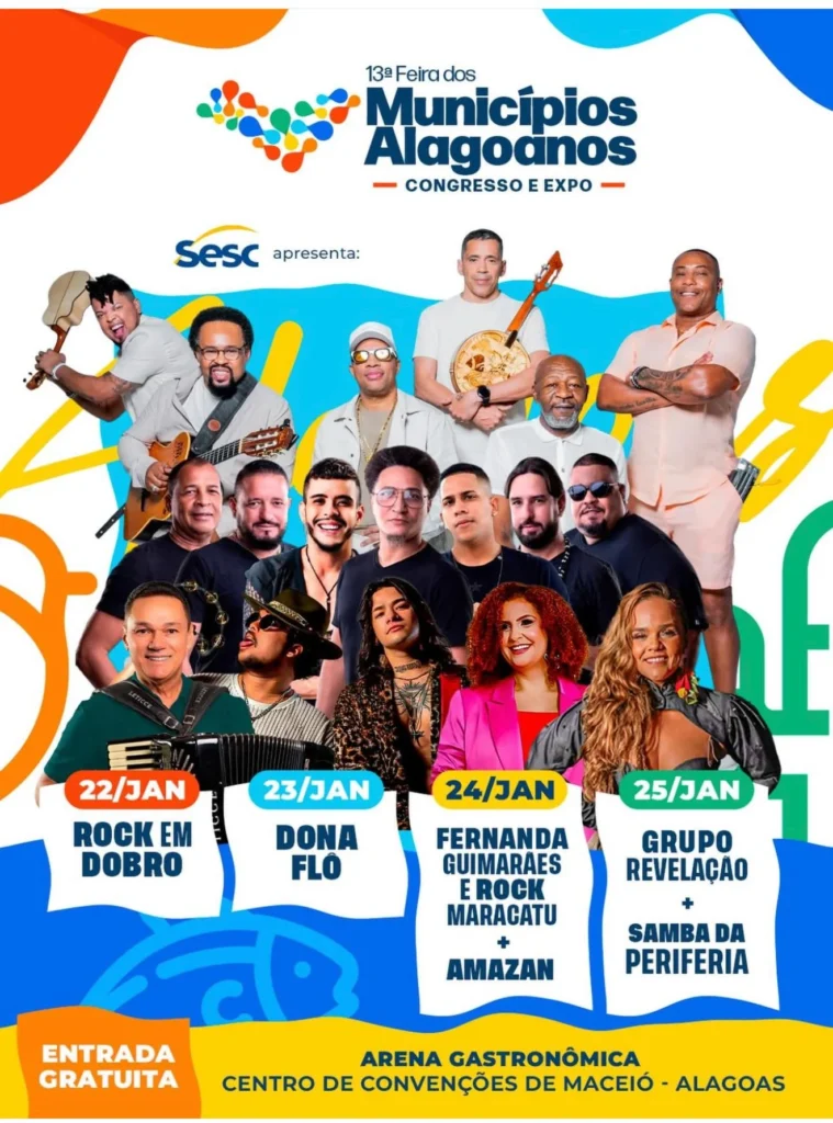 Feira dos Municípios 2026: Celebração da Música e Cultura Alagoana