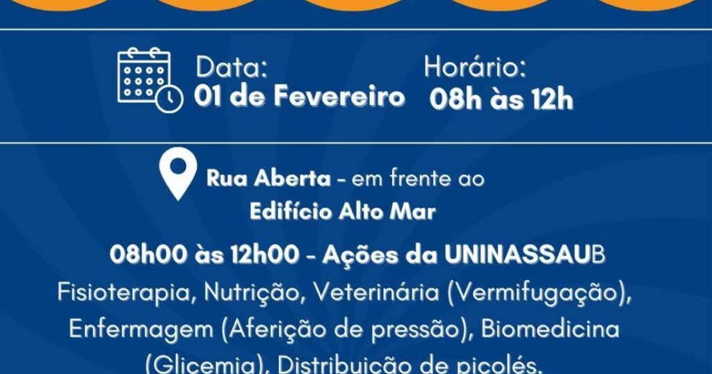Fevereiro Inicia com Ações Gratuitas de Saúde e Esporte à Beira-Mar em Maceió Fevereiro Inicia com Ações Gratuitas de Saúde e Esporte à Beira-Mar em Maceió