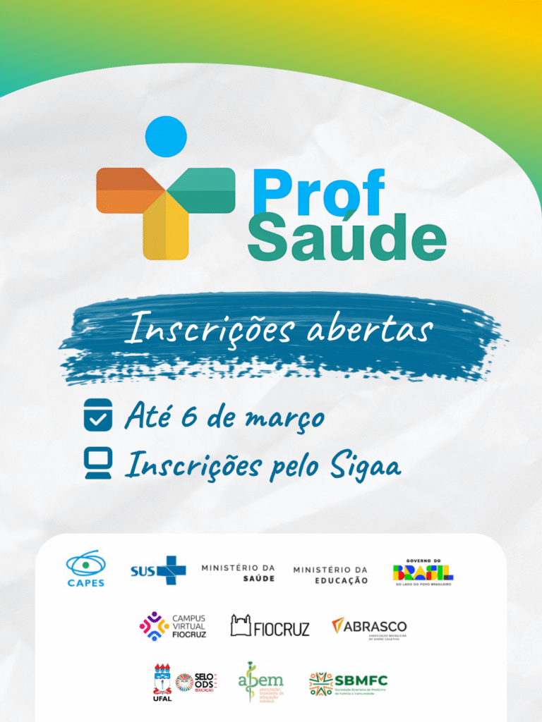 Inscrições Abertas para Mestrado Profissional em Saúde da Família na Ufal Inscrições Abertas para Mestrado Profissional em Saúde da Família na Ufal