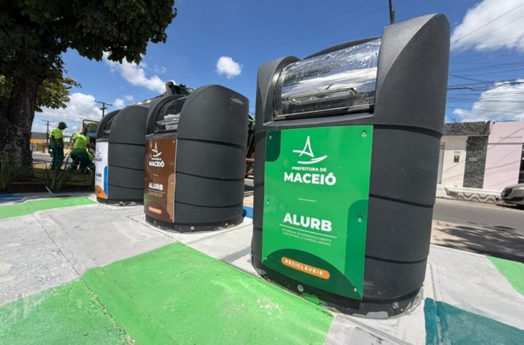 Maceió Inova com Lixeiras Subterrâneas para Combater Descarte Irregular de Lixo Maceió Inova com Lixeiras Subterrâneas para Combater Descarte Irregular de Lixo
