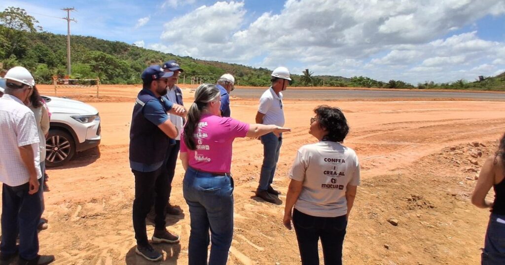 Crea-AL Monitora Avanços nas Obras da AL-102 Norte: Um Marco para o Desenvolvimento Econômico