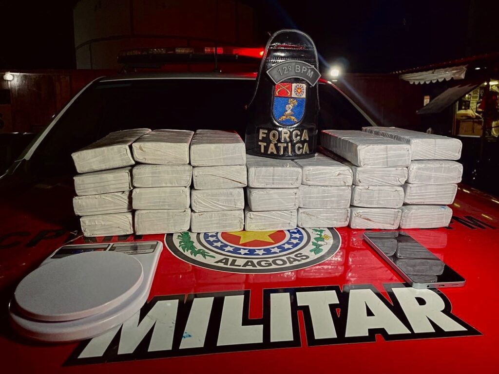Polícia Prende Suspeito de Tráfico com Apreensão de 25kg de Maconha em Maceió