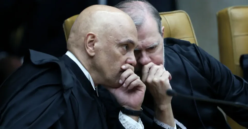 Desconfiança do STF Cresce com Presença de Delegados da PF em Gabinetes Desconfiança do STF Cresce com Presença de Delegados da PF em Gabinetes