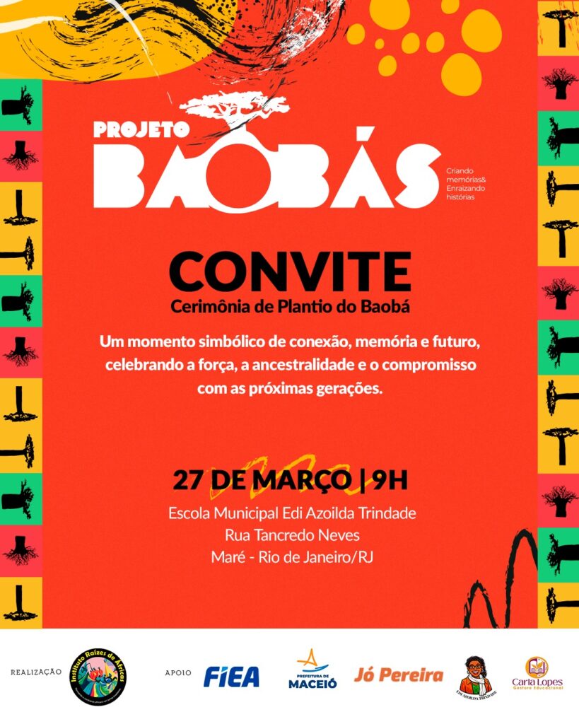 Escola da Maré: Primeira do Rio a Receber Plantio do Projeto Baobá de Alagoas