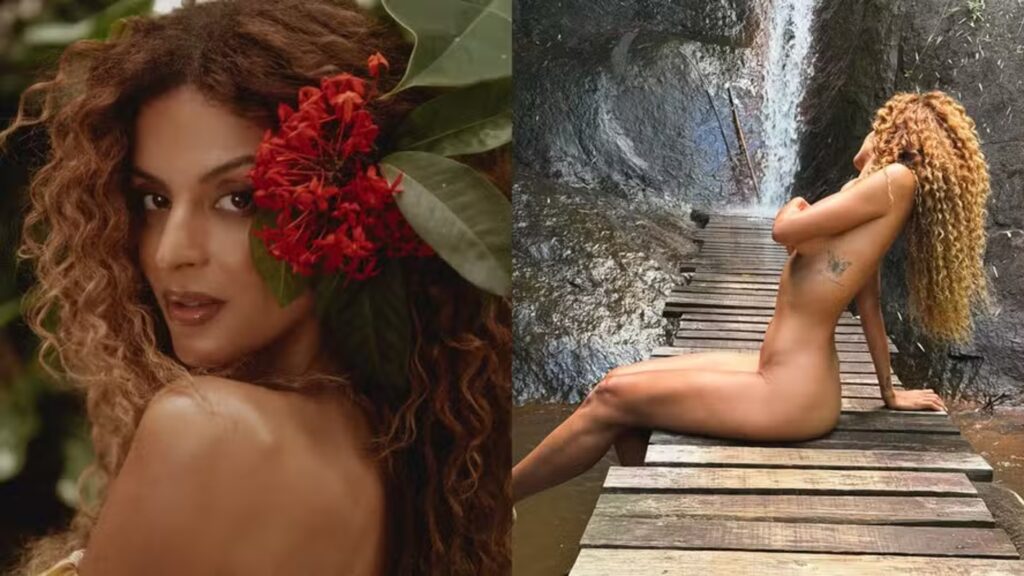 Gabriela Loran Brilha em Novela e Recebe Elogios ao Posar Nu na Cachoeira