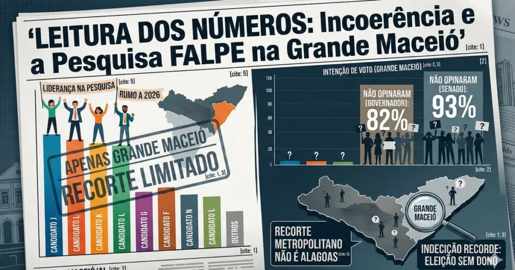 Pesquisa do Instituto Falpe: Realidade Metropolitana Ignorada na Política Alagoana?