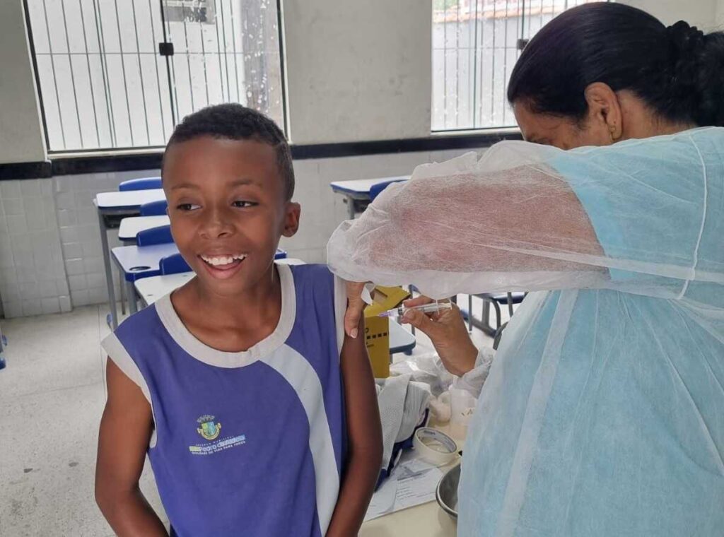 Campanha de Vacinação do Programa Saúde na Escola em São Pedro da Aldeia