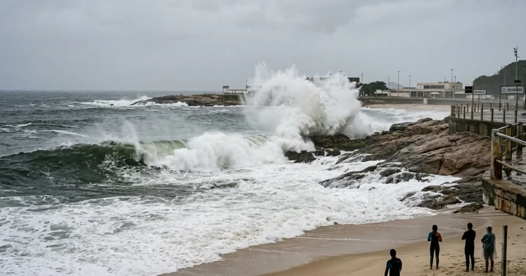 Marinha emite alerta de ressaca no Rio: Show de Shakira e ondas de até 3 metros