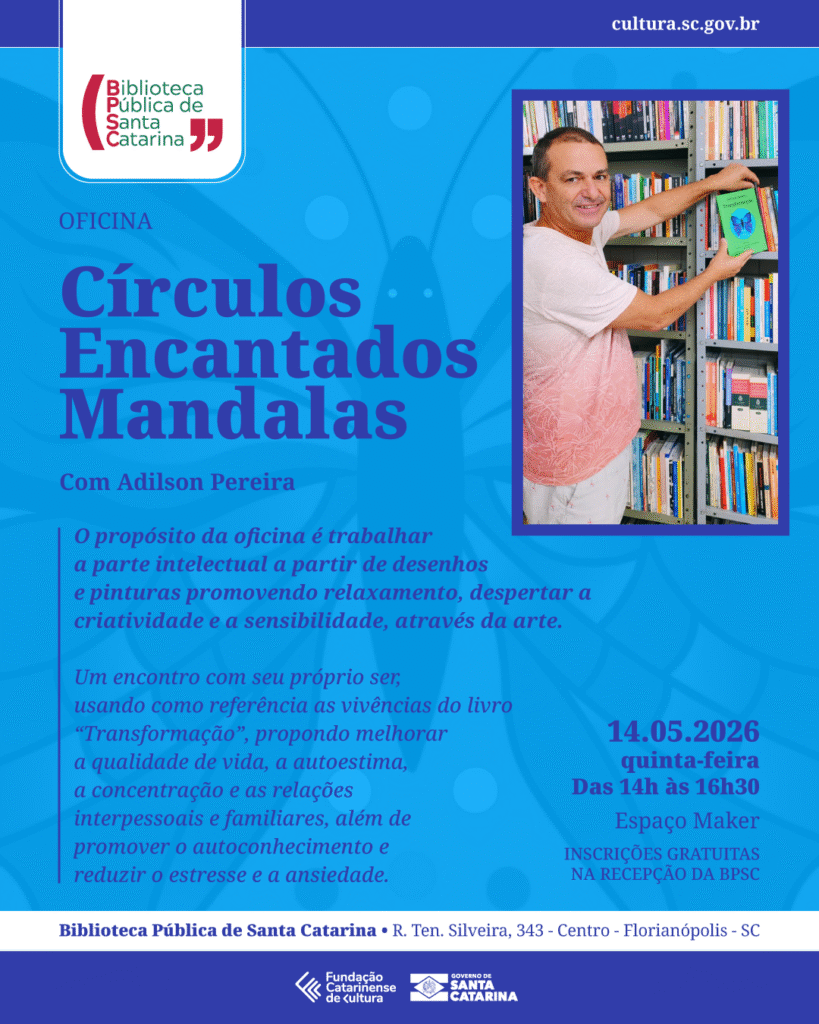 Oficina 'Círculos Encantados Mandalas' na FCC: Arte e Criatividade em Florianópolis