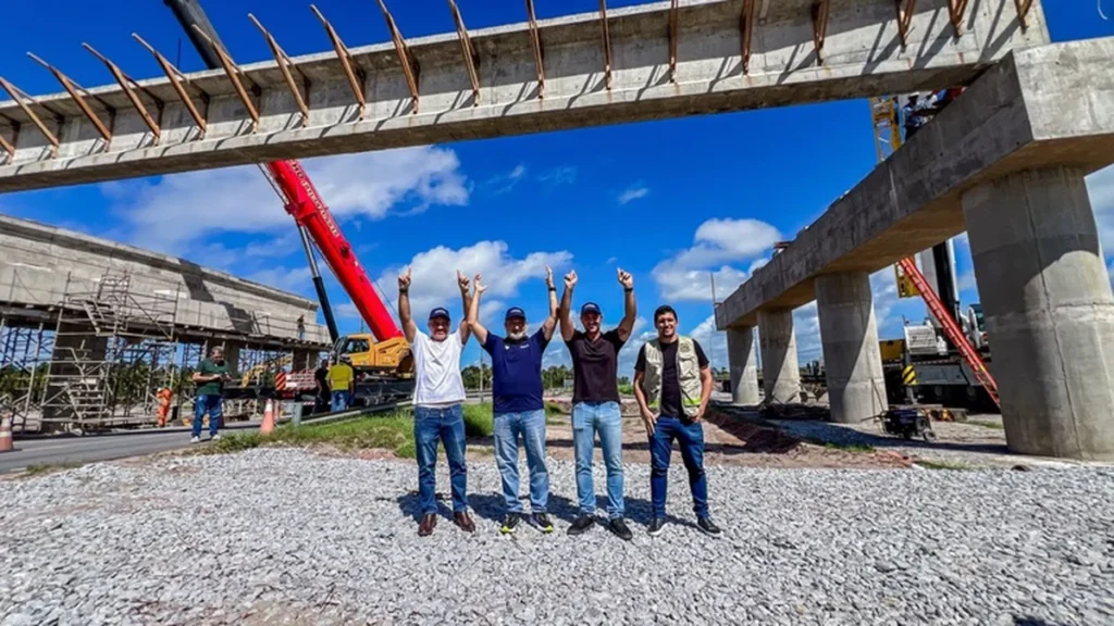 DNIT inicia lançamento das vigas do viaduto em Marechal Deodoro com investimento de R$ 266 milhões