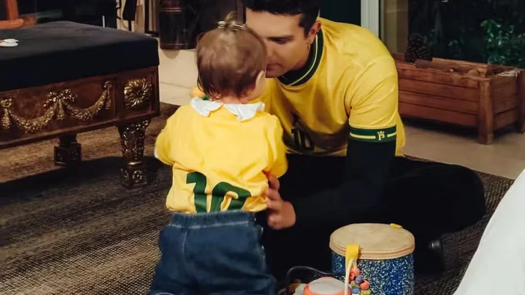 Luan Santana Compartilha Momento Inédito com a Filha Serena na Copa do Mundo 2026