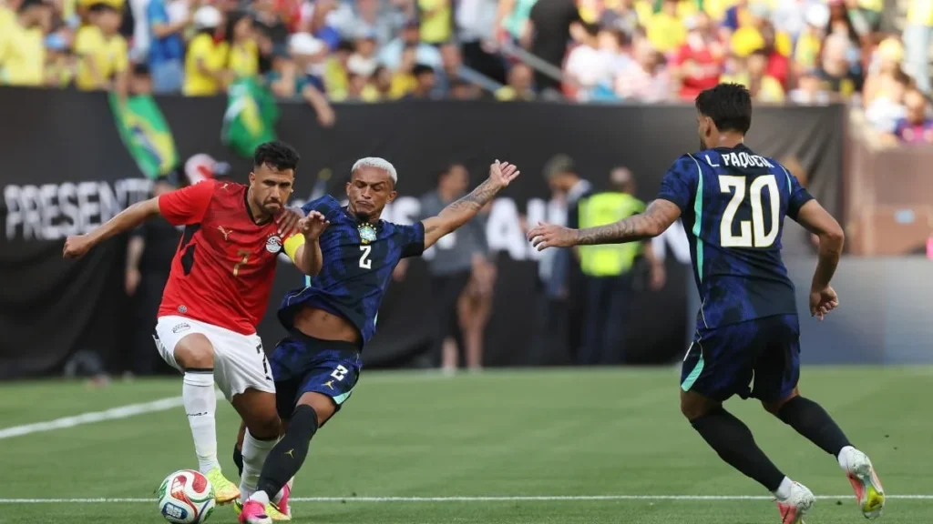 Brasil vence Egito em amistoso preparatório para a Copa do Mundo 2024