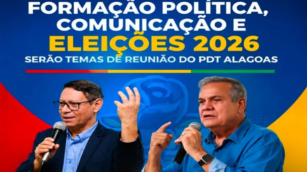 PDT Alagoas organiza encontro híbrido sobre comunicação política para eleições 2026