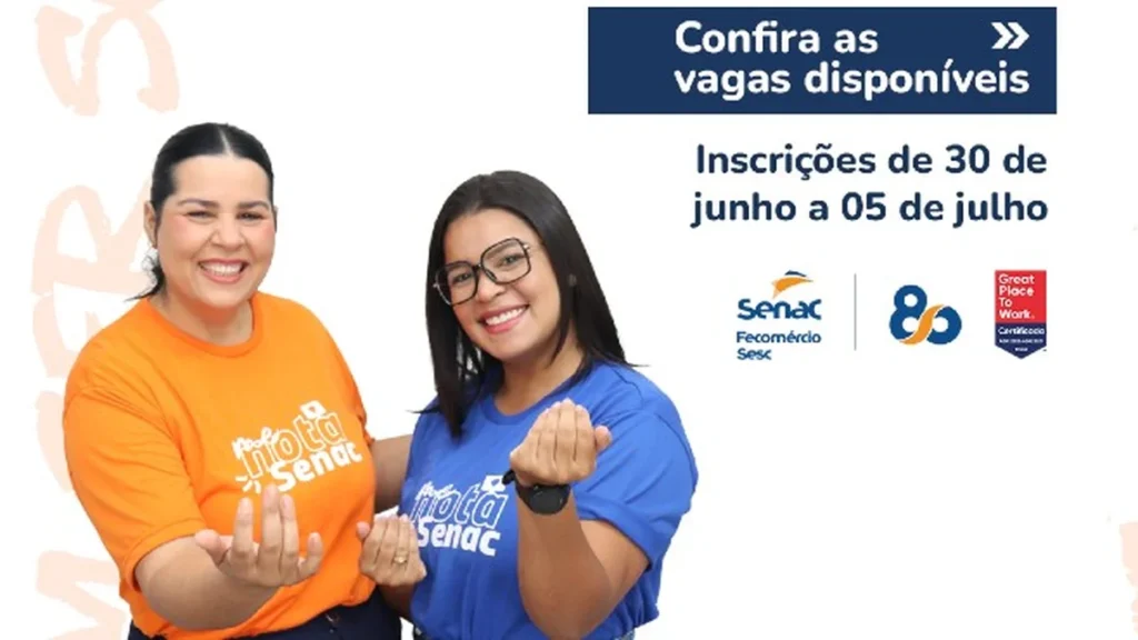 Senac Alagoas abre seleção para instrutores em 6 municípios com vagas em tecnologia e saúde Senac Alagoas abre seleção para instrutores em 6 municípios com vagas em tecnologia e saúde