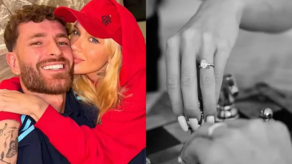 Léo Pereira e Karoline Lima anunciam noivado com fotos exclusivas e alianças