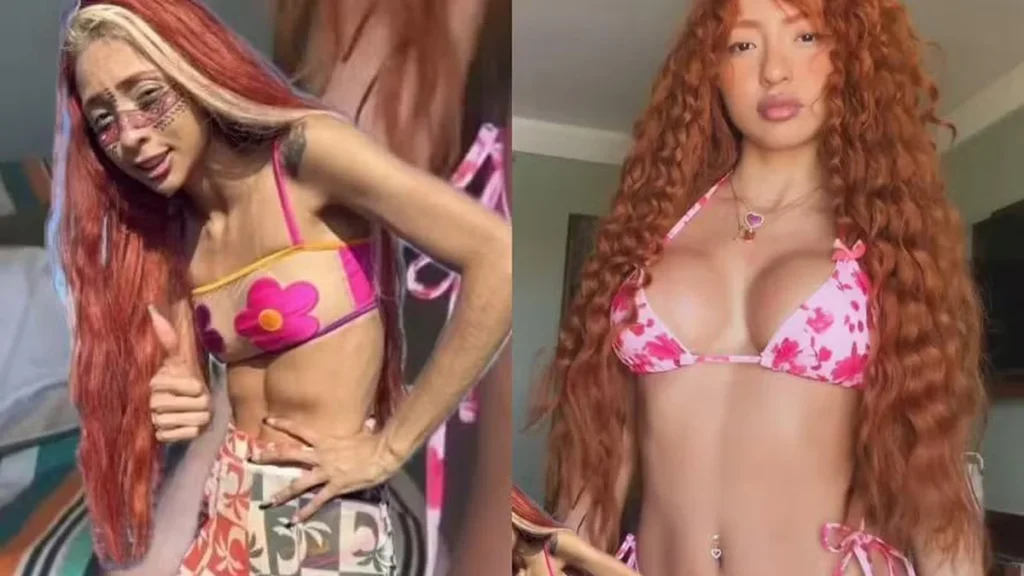 Ruivinha de Marte surpreende com transformação física impressionante e brinca com o antes e depois