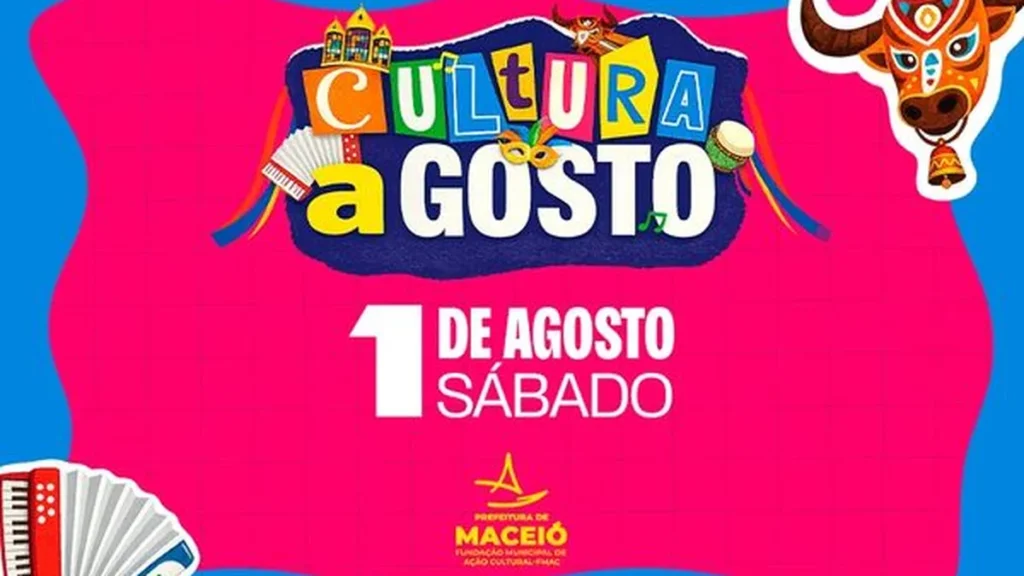 Cultura a Gosto oferece atrações gratuitas em três locais de Maceió neste sábado Cultura a Gosto oferece atrações gratuitas em três locais de Maceió neste sábado